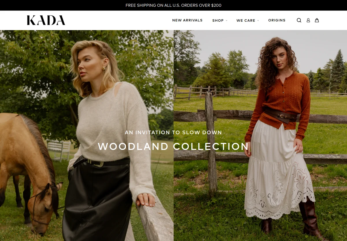 Wearkada homepage screenshot